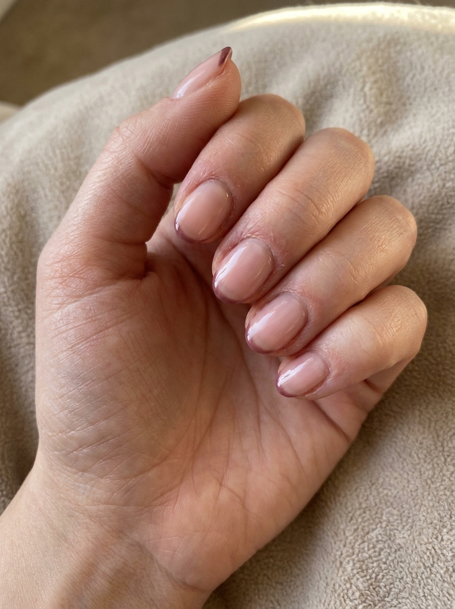 Mini French in Farbe als Einfache Nageldesigns Inspiration 2026
